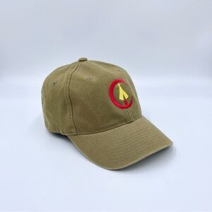 Vintage Firecrafter BSA Boy Scouts Dark Khaki Flexfit Camp Hat Adult size L/XL